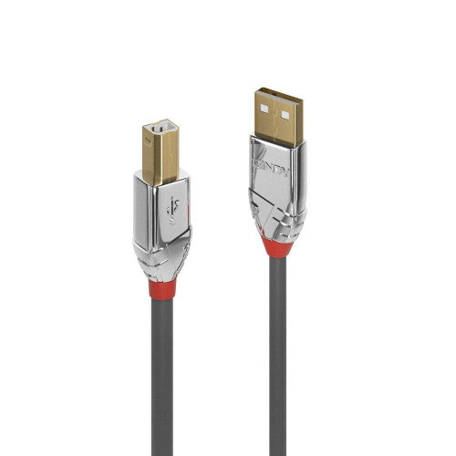 Lindy 5m USB 2.0 Type A to B Cable Cromo Line