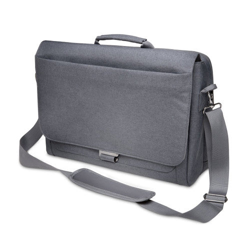 Kensington LM340 Laptop Messenger Bag 14.4 Inch Cool Grey