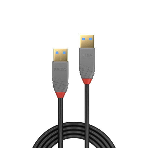 Lindy 5m USB 3.0 Type A to A Cable Anthra Line