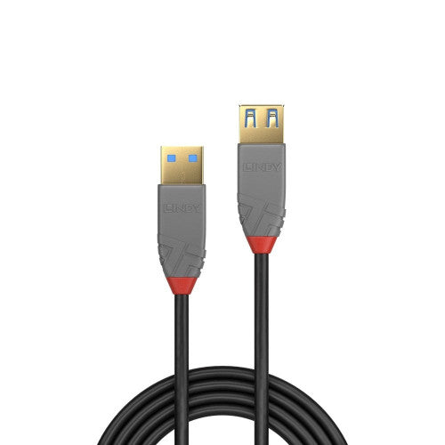 Lindy 3m USB 3.0 Type A to A Extension Cable Anthra Line