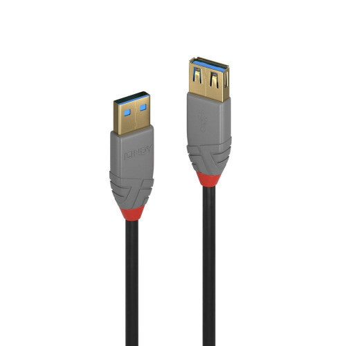 Lindy 3m USB 3.0 Type A to A Extension Cable Anthra Line