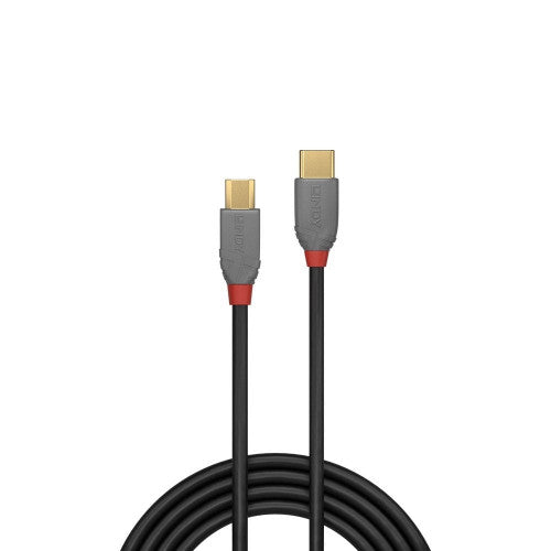 Lindy 0.5m USB 2.0 Type C to Micro-B Cable Anthra Line