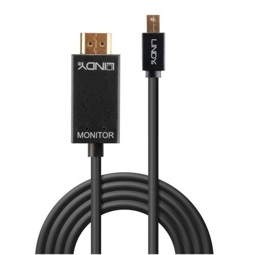 Lindy 2m Mini DisplayPort to HDMI 10.2G Cable