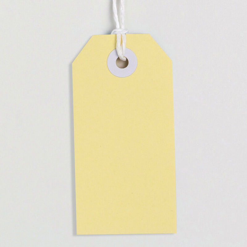 Avery Tag-It with String Size 3 Pastel Yellow Pack 24 – view 2
