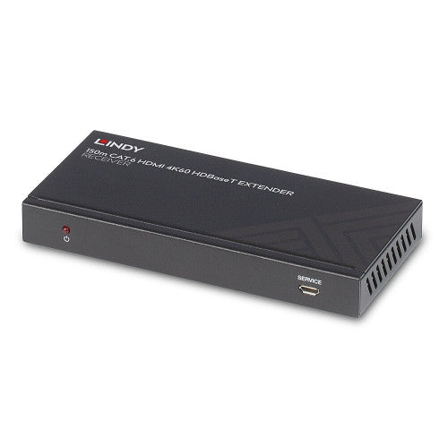 Lindy 150m Cat6 HDMI 4K60 IR and RS-232 HDBaseT Extender