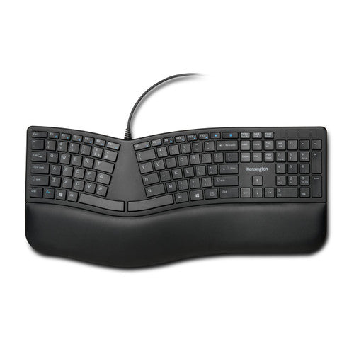 Kensington Pro Fit Ergo Wired Keyboard Black