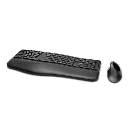Kensington Pro Fit Ergo Wireless Keyboard and Mouse Black
