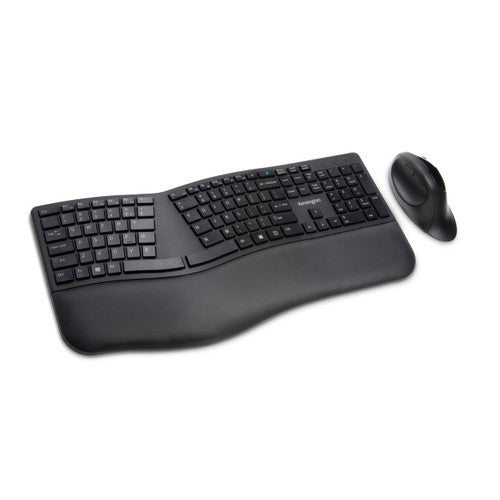Kensington Pro Fit Ergo Wireless Keyboard and Mouse Black