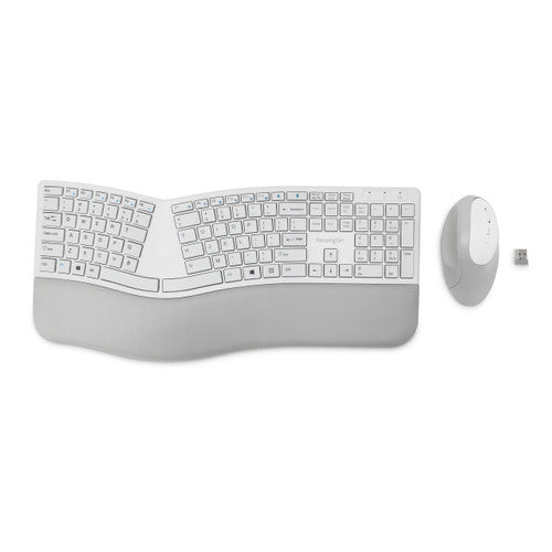 Kensington Pro Fit Ergo Wireless Keyboard and Mouse Grey