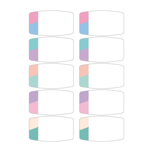 Avery White With Pastel Organisation Storage Labels Rectangular 44.4x25.4mm 5 Pack