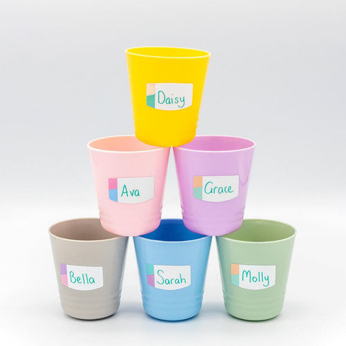 Avery White With Pastel Organisation Storage Labels Rectangular 44.4x25.4mm 5 Pack