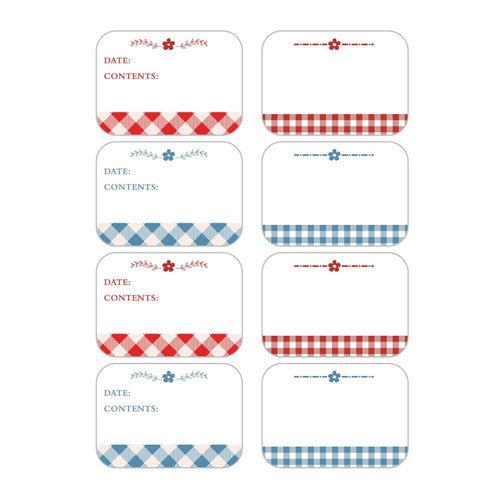 Avery White With Different Motifs Kitchen Pantry Labels Rectangular 44.4x31.7mm 5 Pack Design 2