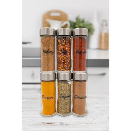 Avery Herb and Spices Label Kit Rectangle 44.4x25.4mm Clear 3 Pack 10UP
