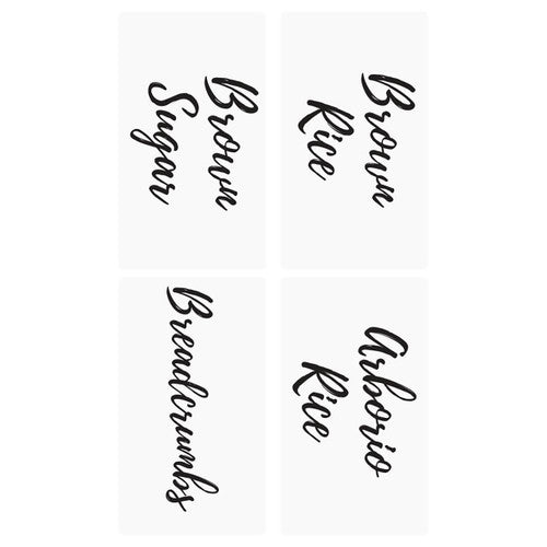 Avery Pantry Label Kit Rectangle 70x40mm Clear 8 Pack 4UP