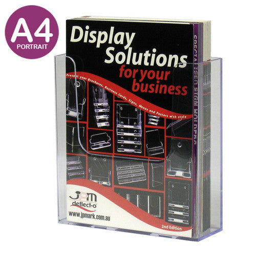 Deflecto Extra Capacity Wall Mount Brochure Holder A4