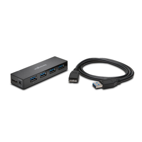 Kensington UH4000C USB 3.0 4-Port Hub with Charging