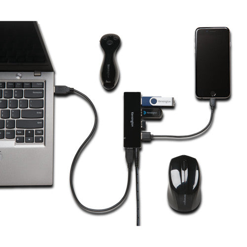 Kensington UH4000C USB 3.0 4-Port Hub with Charging