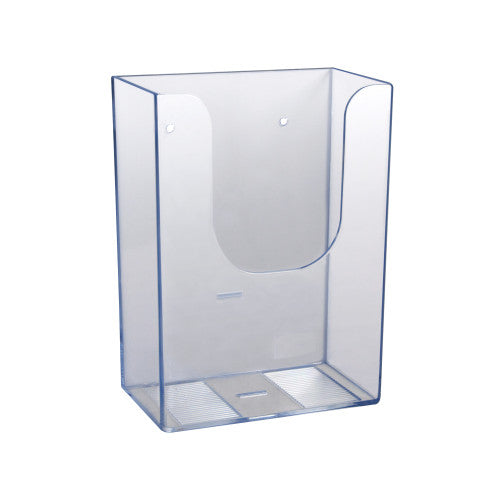 Deflecto Extra Capacity Wall Mount Brochure Holder DL Clear