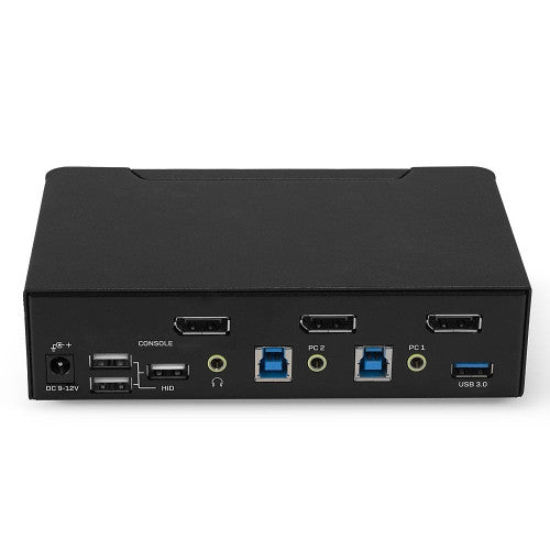 Lindy 2 Port DisplayPort 1.4 USB 3.0 and Audio KVM Switch