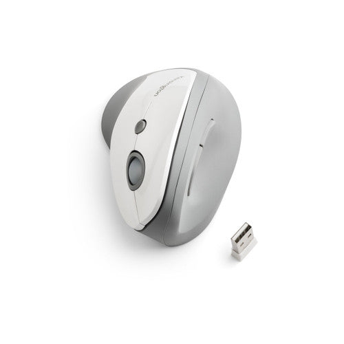 Kensington Pro Fit Ergo Vertical Wireless Mouse Grey