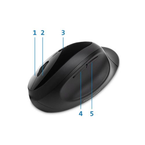 Kensington Pro Fit Ergo Wireless Mouse Black
