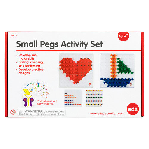 Edx Education Small Pegs Activity Set