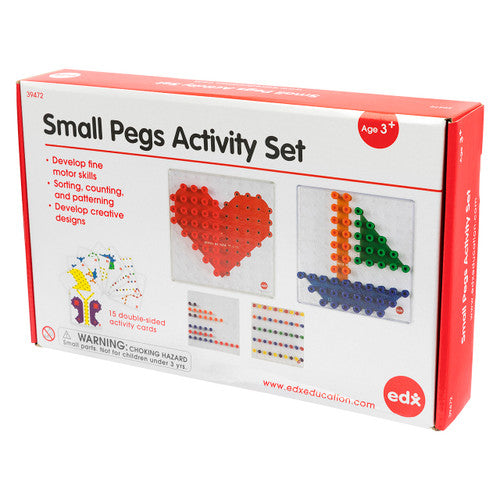 Edx Education Small Pegs Activity Set