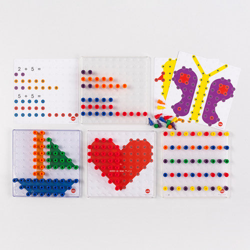 Edx Education Small Pegs Activity Set