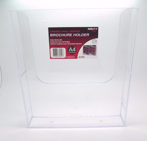 Deflecto Linking Wall Mount Brochure Holder A4