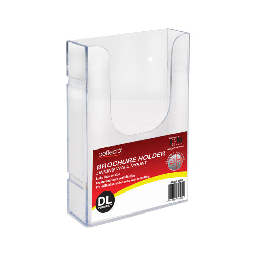 Deflecto Linking Wall Mount Brochure Holder DL