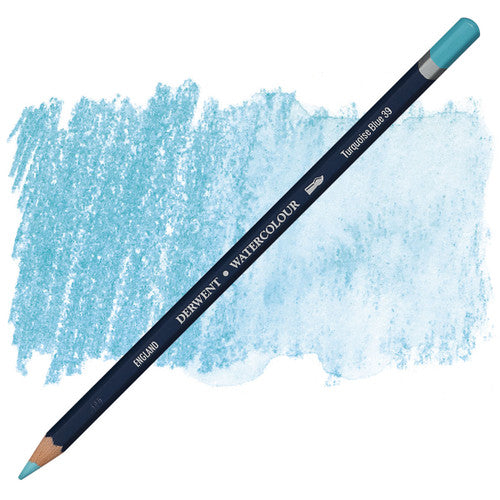 Derwent Watercolour Pencil Turquoise Blue Box of 6