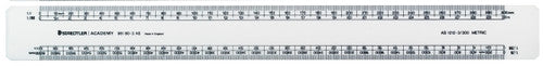 Staedtler Academy Oval 300mm Scale Ruler AS1212-3 961 80-3AS