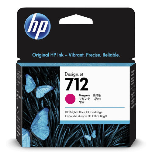 HP 712 DesignJet Ink Cartridge Magenta 29ml