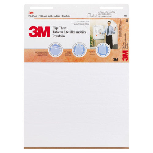 Post-it Flip Chart Pad White 635 x 762mm 40 Sheets 570