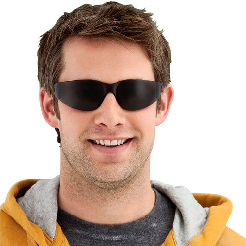 Box of 10 3M Outdoor Safety Eyewear Grey 90954H4-DC on white background