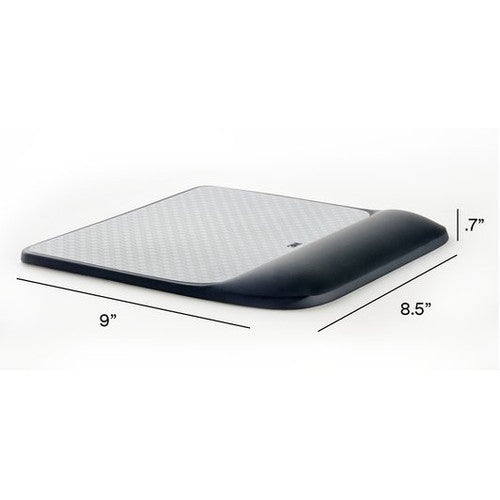 Top view of 3M MW85B mouse pad showing Interlace mousing surface pattern