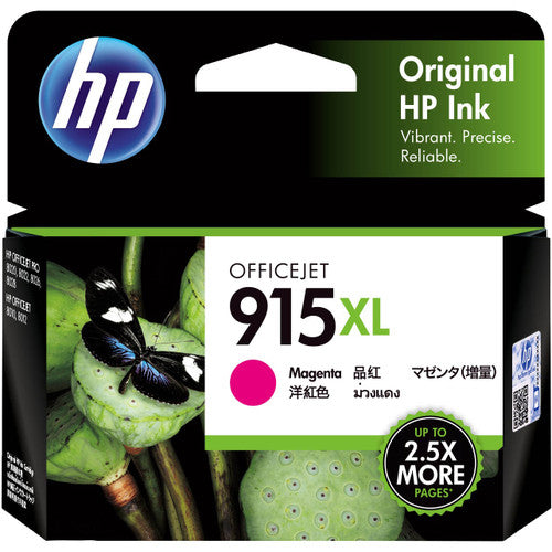 HP 915XL High Yield Original Ink Cartridge Magenta 825 Pages