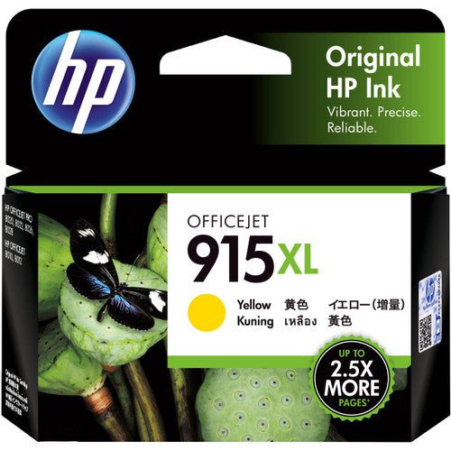 HP 915XL High Yield Original Ink Cartridge Yellow 825 Pages