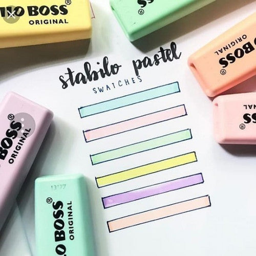 Stabilo Boss Original Pastel Highlighter Box of 10 Pink Blush