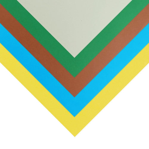 Quill Coloured Board 210gsm A4 Earth Tones Assorted Pack of 100