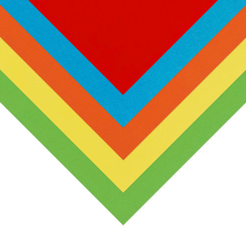 Quill Coloured Board 210gsm A4 Brights Assorted Pack of 100