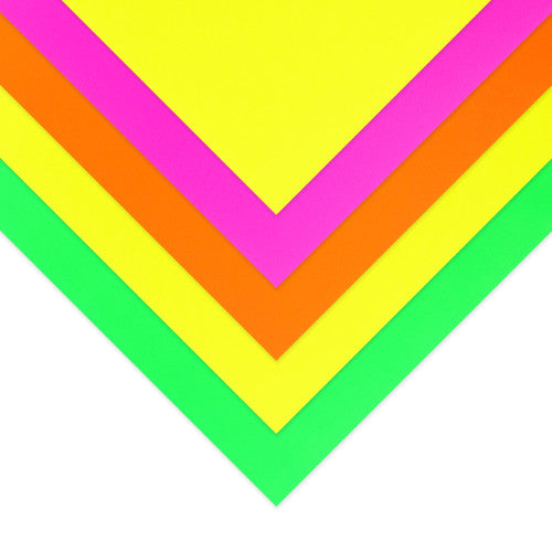 Quill Fluoro Board 230gsm A3 Assorted Pack of 5