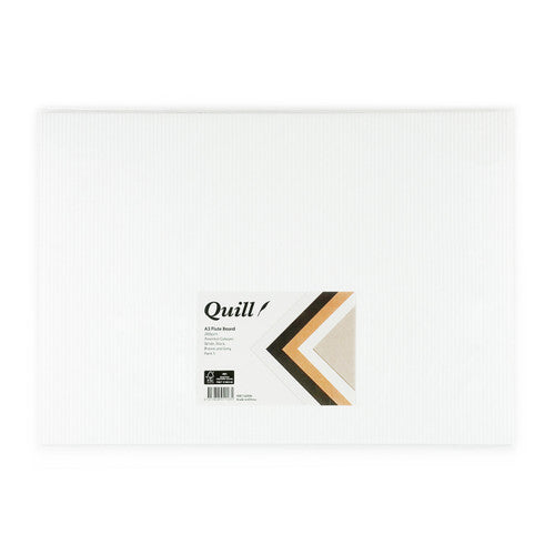 Quill Flute Matte Board 165gsm A3 Assorted Pack of 5