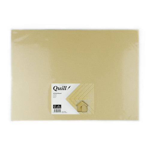 Quill Kraft Board 240gsm A3 Pack of 5