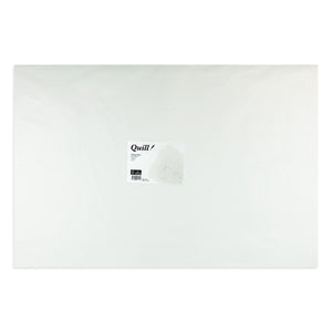 Quill 100gsm tracing paper 508 x 762mm in its clear pack with a white Quill label on the front