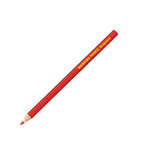 BELGRAVE 400157003 MARKING PENCIL HEX WOOD RED BOX 12