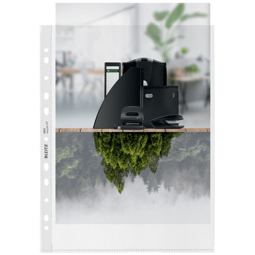 Leitz Recycle Sheet Protectors A4 Expanding Pack 25 Box of 4