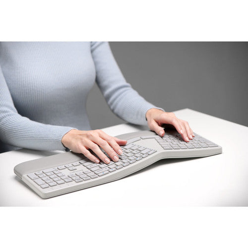 Kensington Pro Fit Ergo Dual Wireless Keyboard Grey