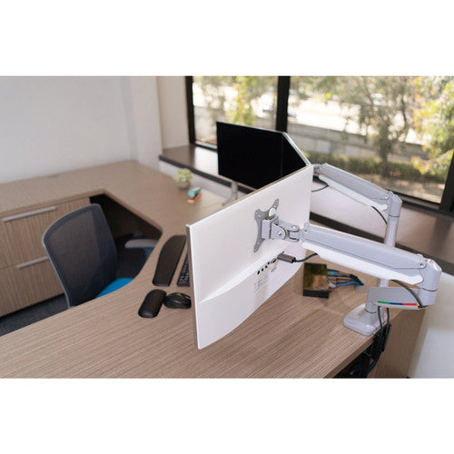 Kensington SmartFit One-Touch Height Adjustable Dual Monitor Arm Grey