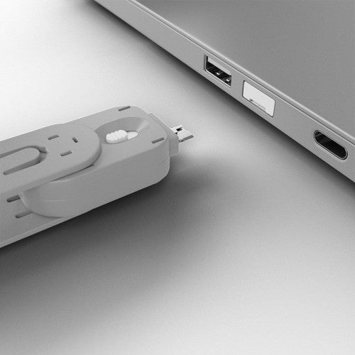 Lindy USB Type A Port Blocker 4 Pack + Key White